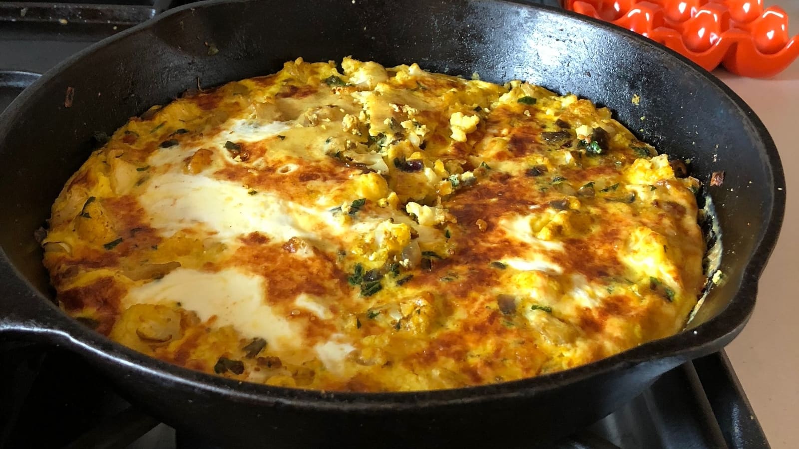 Cauliflower Kuku or Persian Frittata